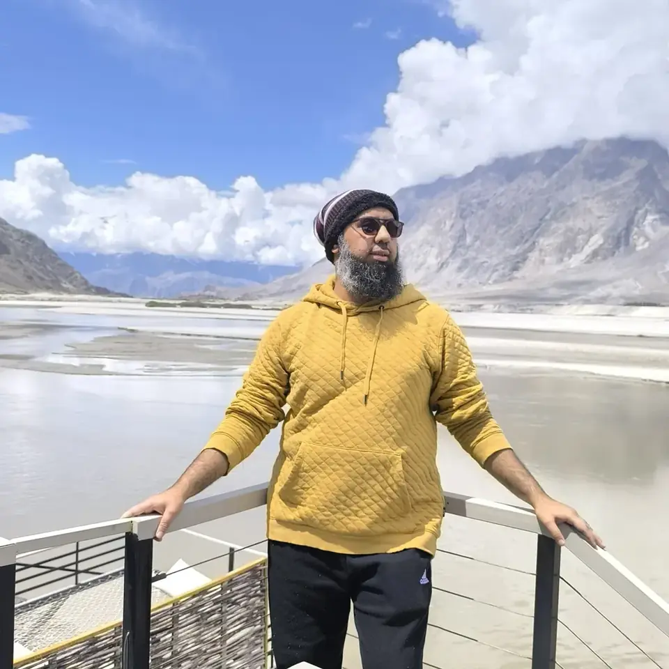 Muhammad Ahsan in the mountains of northern Pakistan